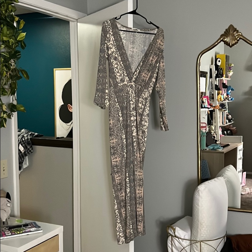 Honey Punch slit dress